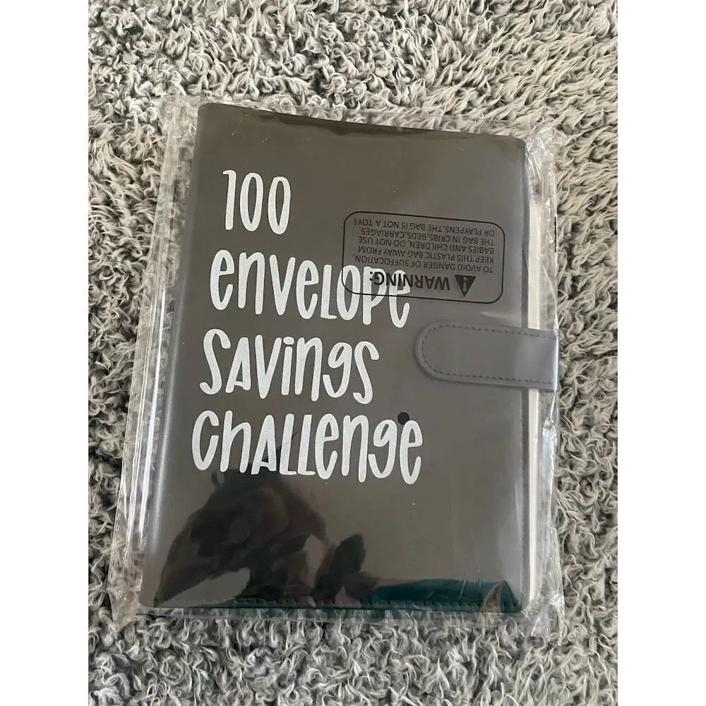 100 Envelope Savings Challenge Binder Budget Planner Money Saving Book